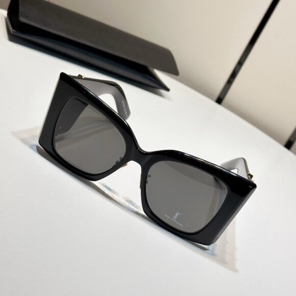 NEW SAINT LAURENT BLAZE SLM119 003 OVERSIZED SUNGLASSES SAINT LAURENT SL M119 - Picture 3 of 15